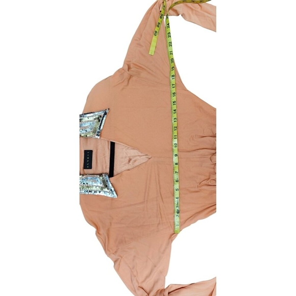 Dundas Long Sleeve Cinched Gown Size S - Picture 14 of 16